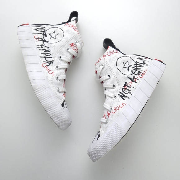 Converse Kids Chuck High Top 'UNT1TL3D' NOT A CHUCK Sneakers size 12 - Picture 1 of 15